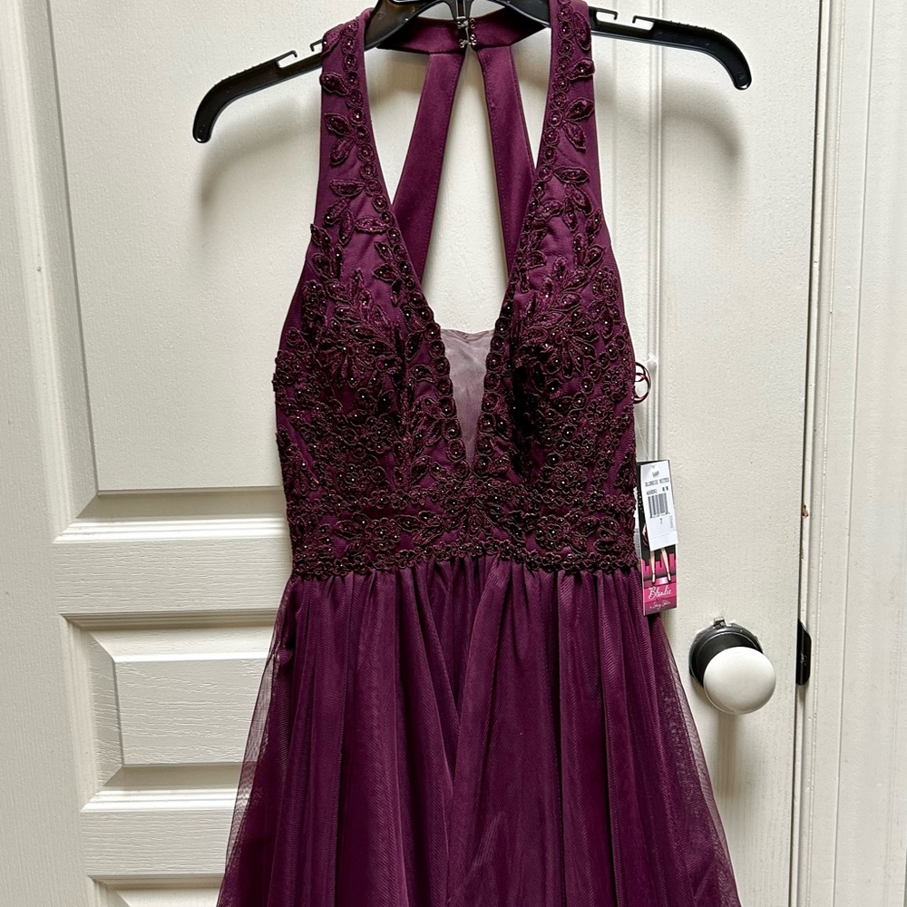 Maroon Dress for Wedding / Prom /Special Event - Size 7 NWT